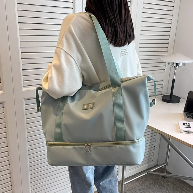 

Large Capacity Light Travel Sports Gym Bag Dry Wet Handbags for Women Female Swimming Shoulder Fitness Outdoor Travel Bag