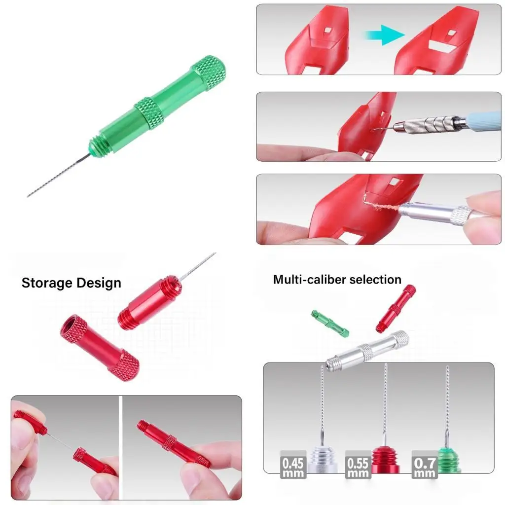 

652F Metal Gaps File Precise Rotary File With Special Thread Design For Enhances Crafting Accuracy In Miniature Projects
