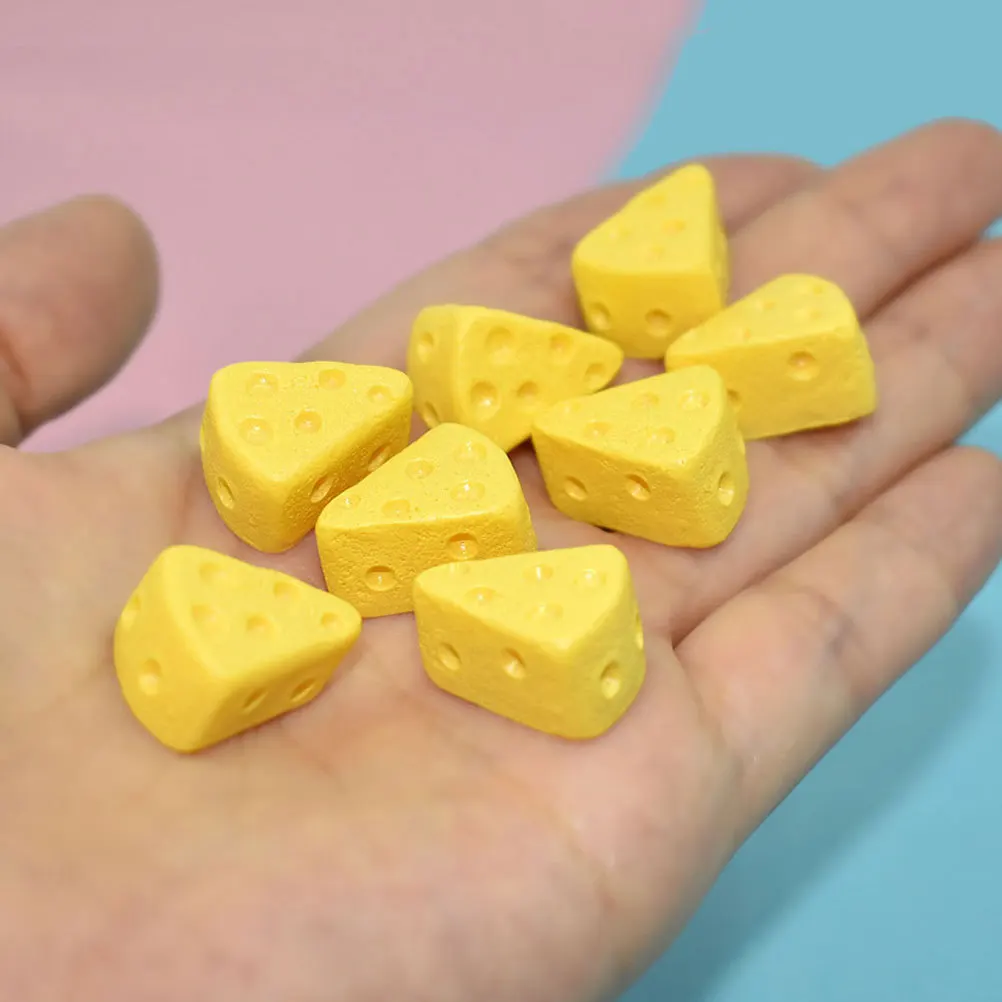 

40Pcs Simulation Cheesecakes Tiny Artificial Dessert for Cheesecake Party Favors and Retail Shop Decorations Cake Decoration