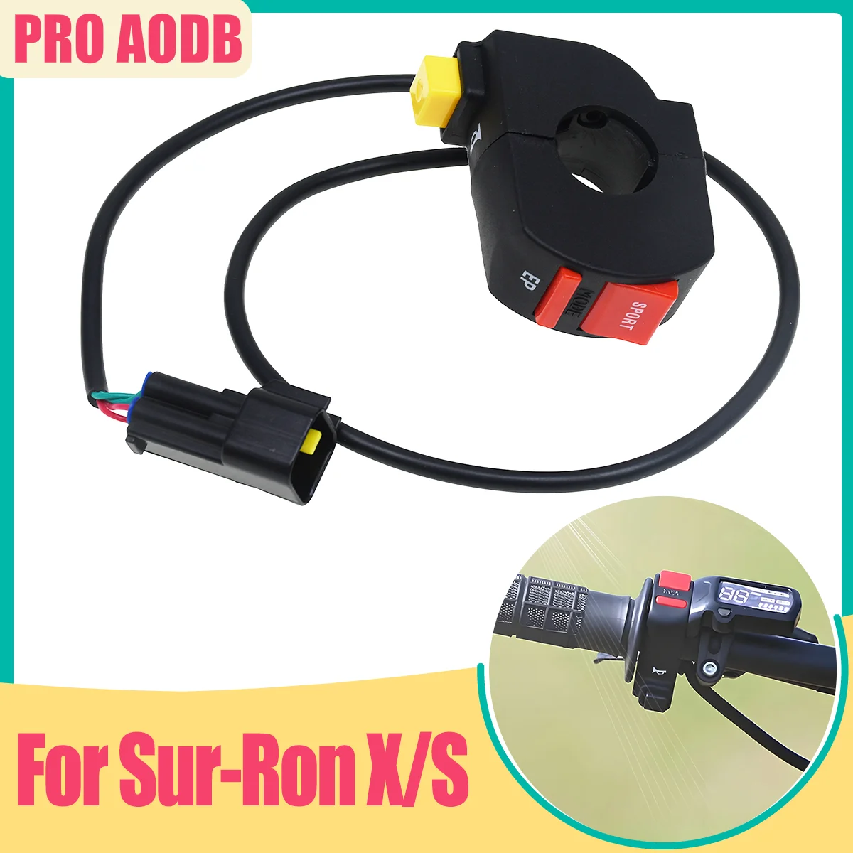 

High Quality Electric Motorcycle Starter Stop Horn Switches For Sur-Ron Surron Sur Ron Light Bee X&S Motorcycle Accessories