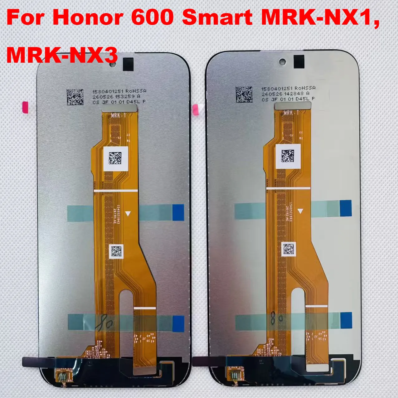 6,87 inch, origineel voor Huawei Honor 600 Smart MRK-NX1, MRK-NX3, Honor600 Smart LCD-scherm, touchscreen, digitale schakelaar, complete displaymodule.