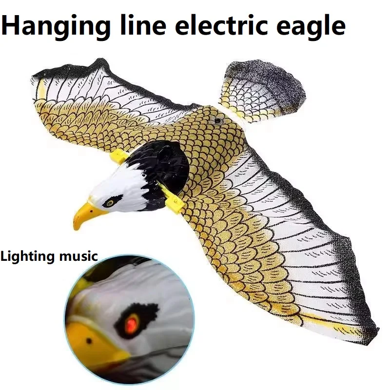 Vogelbestrijding Hangende lokvogel, oehoe, vliegende vogelverschrikker, afschrikmiddel voor tuin en boerderij QCQ03_voghion.com