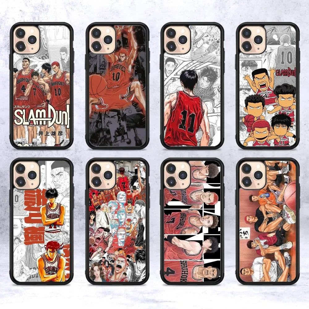 S-Slam D-Dunk Anime Phone Case Silicone PC+TPU For Samsung S10 20 30 22 23 24 Plus Lite Ultra Cover