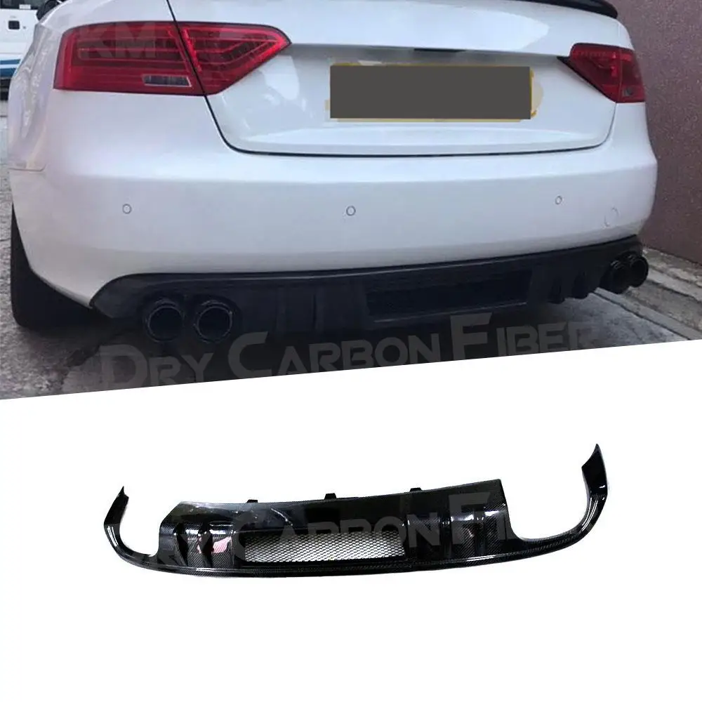 

Carbon Fiber Rear Bumper Diffuser for Audi A5 Coupe 2008-2011 Rear Diffuser Rear Bumper Lip Diffuser Splitters Spoiler