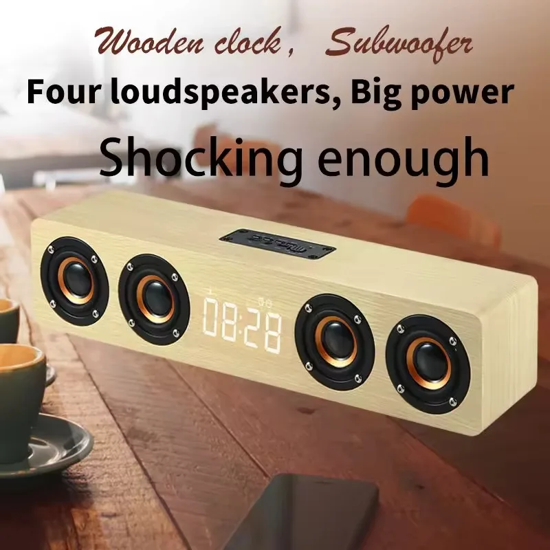 Bluetooth Speaker 4 Speakers Sound Bar Tv Theater Sound System Hifi Sound Quality Soundbox for Pc/tv Echo Wall Home