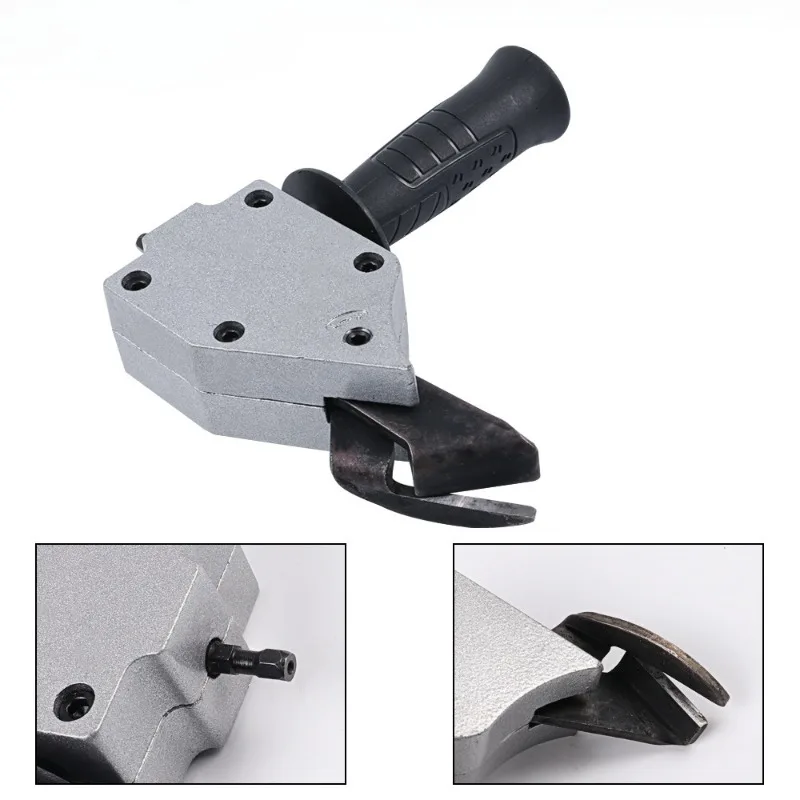 Imagem -03 - Tesouras de Conversão de Broca Elétrica Metal Sheet Cutter Ferramentas Principais para Clippers Tesoura Metalurgia Ferramenta Elétrica Acessórios
