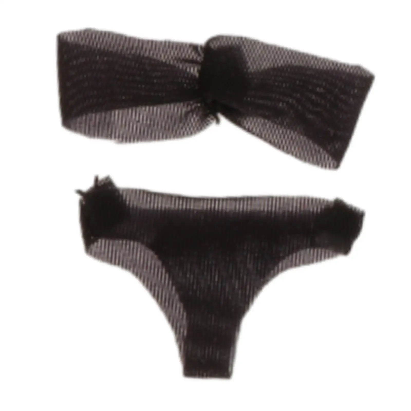 1/12 ملابس دمى أنثى حمالة صدر وملابس داخلية ملابس قوية لشخصية 6 بوصة باللون الأبيض #1