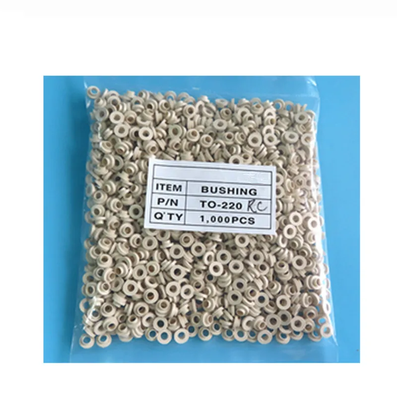 1000pcs M3 insulating grain TO-220 TO-220 RC / GP / TB / OR / YE / YAF/ 8A / WT crystal gasket screw insulation cap pellets