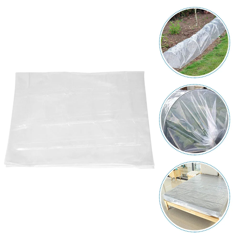 Plant Antifreeze Film Seedling Cover Greenhouse Clear Protective Sheeting or Reusable