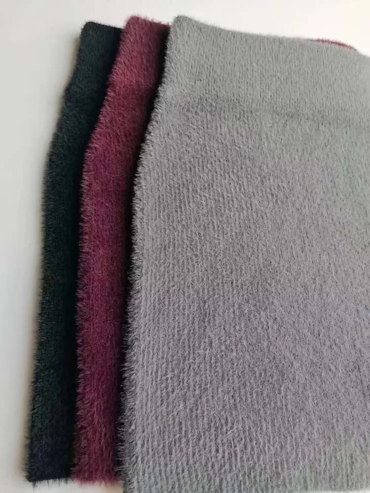 Inverno vison veludo saia cor sólida quente macio peludo saias femininas elegante uma linha magro elástico ajuste saia 2025 novo