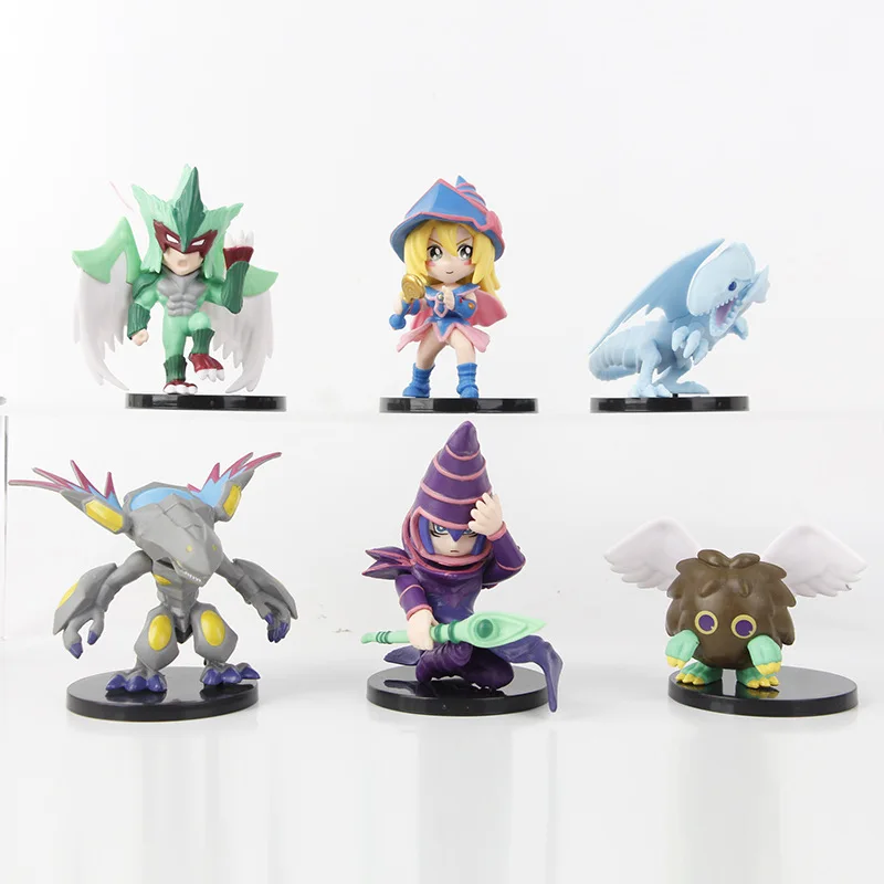 

Ю-Ги-О! Фигурки Yami Yugi Muto, черная аниме-фигурка, мини-кукла, модель, милая коллекция, статуя, украшение, игрушки на день рождения, подарки