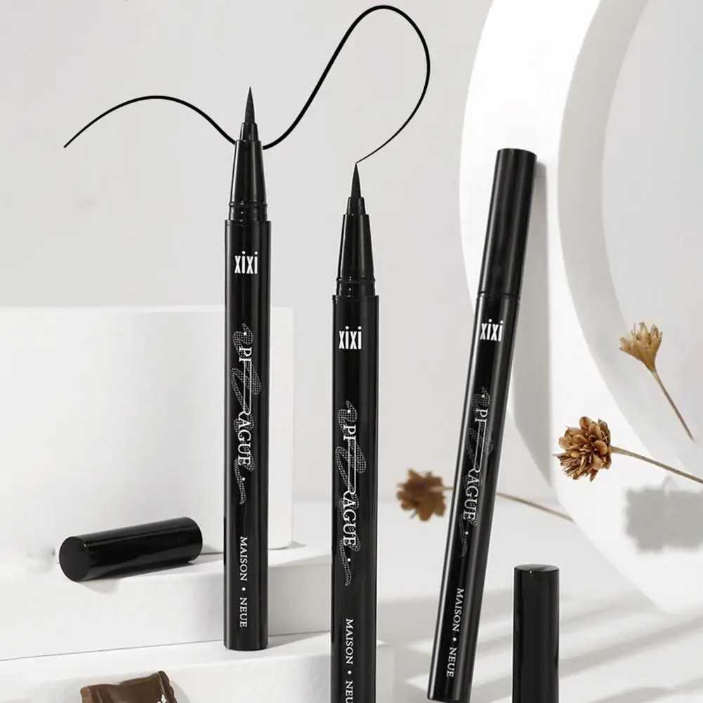 Natural Look Eyeliner Long Lasting Waterproof Liquid Eyeliner Smudgeproof Sweatproof Beginner-friendly Pencil Liquid Eyeliner