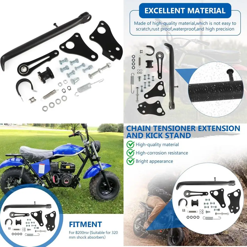 

AUTOVIC Chain Tensioner Extension And Kick Stand And Chain Tensioner for Coleman B200RSV
