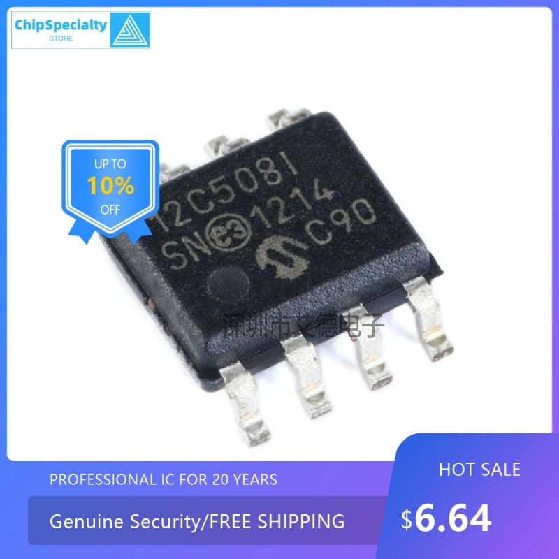 Original PIC12F508-I/SN 12F508I SOP-8 8-bit microcontroller flash MCU chip