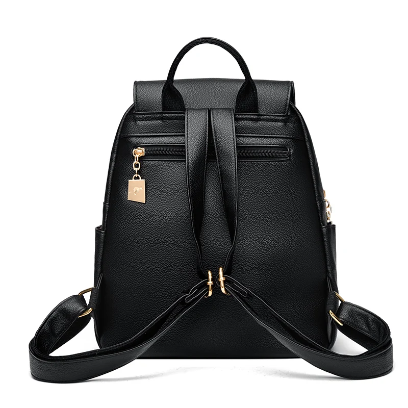 New Brand Designer Bag Ladies Backpack High Quality Leather Travel Back Pack Large Capacity School Bags Shoulder Bags For Women