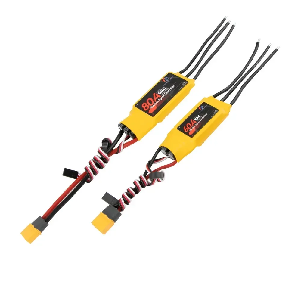 

FlashHobby Spaceman Series 60A / 80A 2-6S Speed Controller ESC with UBEC for RC HeliCopter Airplane Quadcopter DIY Parts
