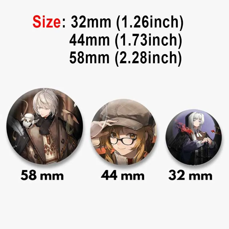 Anime Game Reverse 1999 Circular Brooches Cartoon Character Enamel Pins Backpack Clothing Hat Jewelry Badge Accessory XMAS Gifts - Image 2