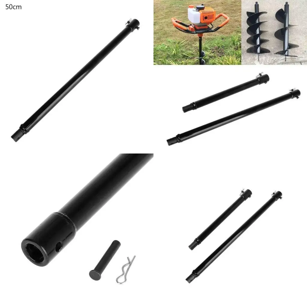 

G6KF 30/50cm Extension Auger Bit Extended Length Drill Bits For Hole Digger Earth Aug