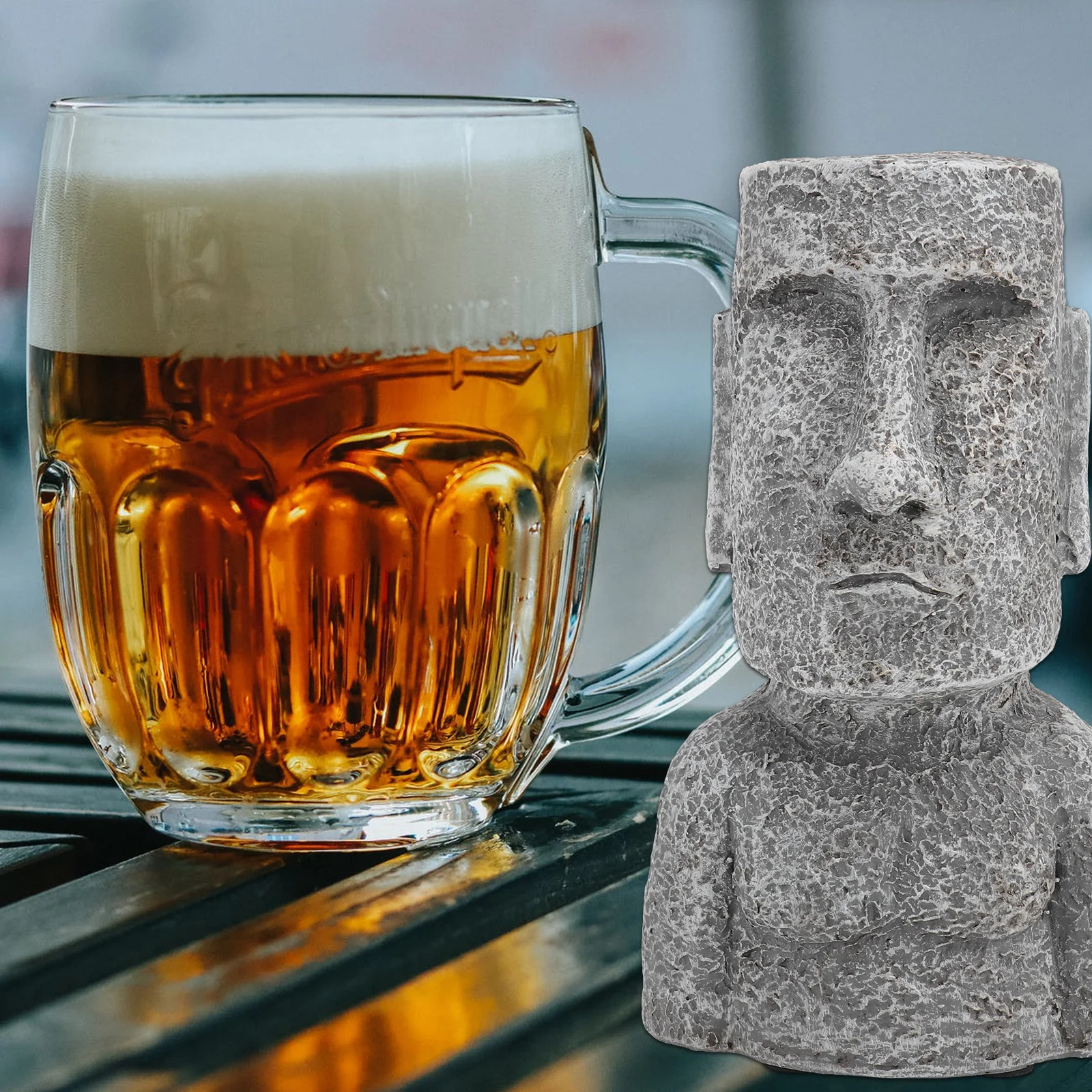 

1Pcs Moai Decorative Bottle Opener Hanging Beer Opener Creative Bottle Opening Accessory for Home Bars Restaurants Outdoor Use