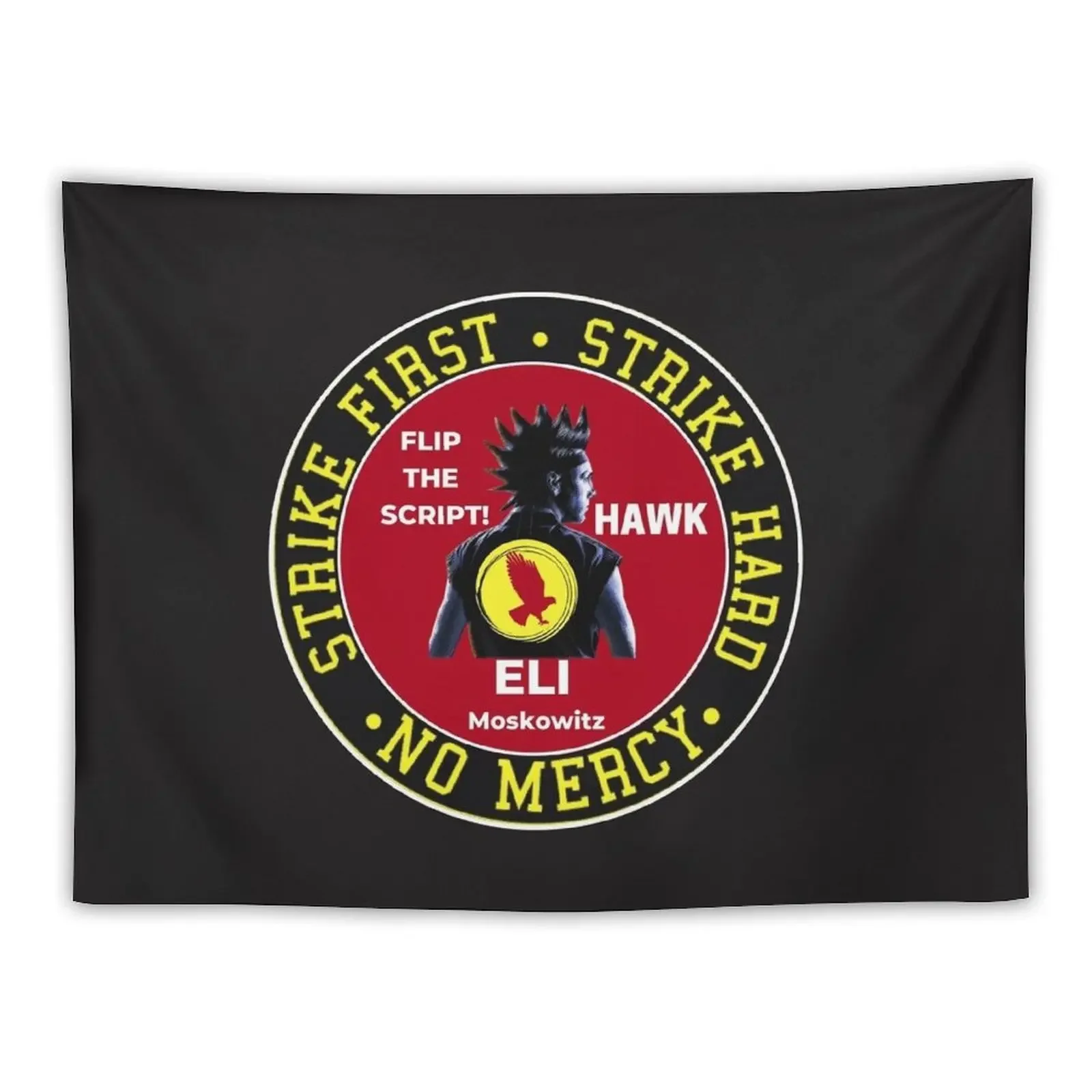 Hawk - Eli Moskowitz Tapestry Funny Tapete For The Wall Decoration For Bedroom Tapestry