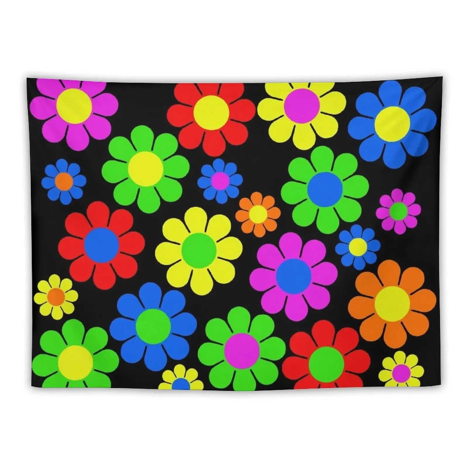 

Hippy Flower Daisy Spring Pattern Tapestry Things To Decorate The Room Outdoor Decoration Tapestry