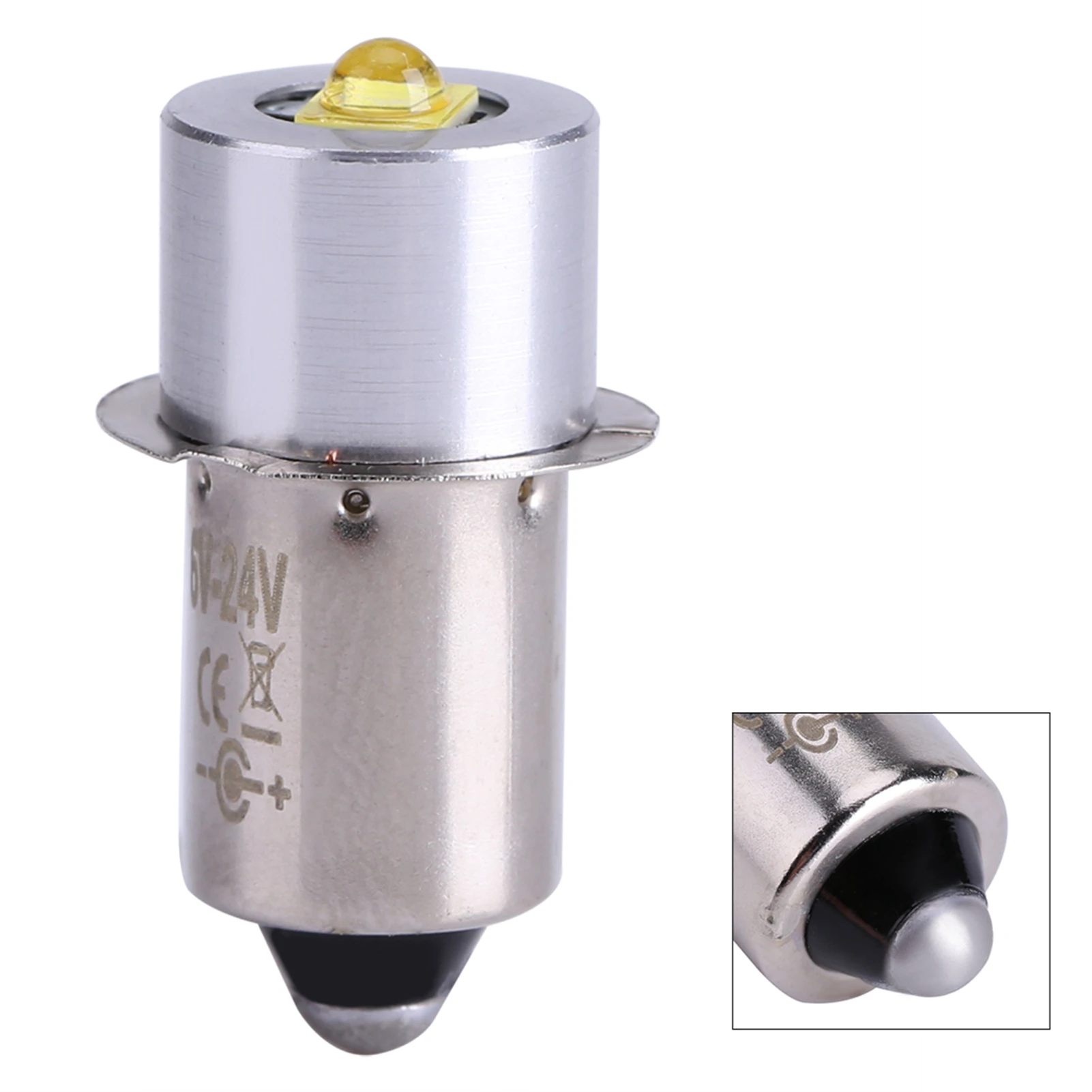 3W 6‑24V P13.5S High Bright LED Emergency Work Light Lamp Flashlight Replacement Bulb Torches