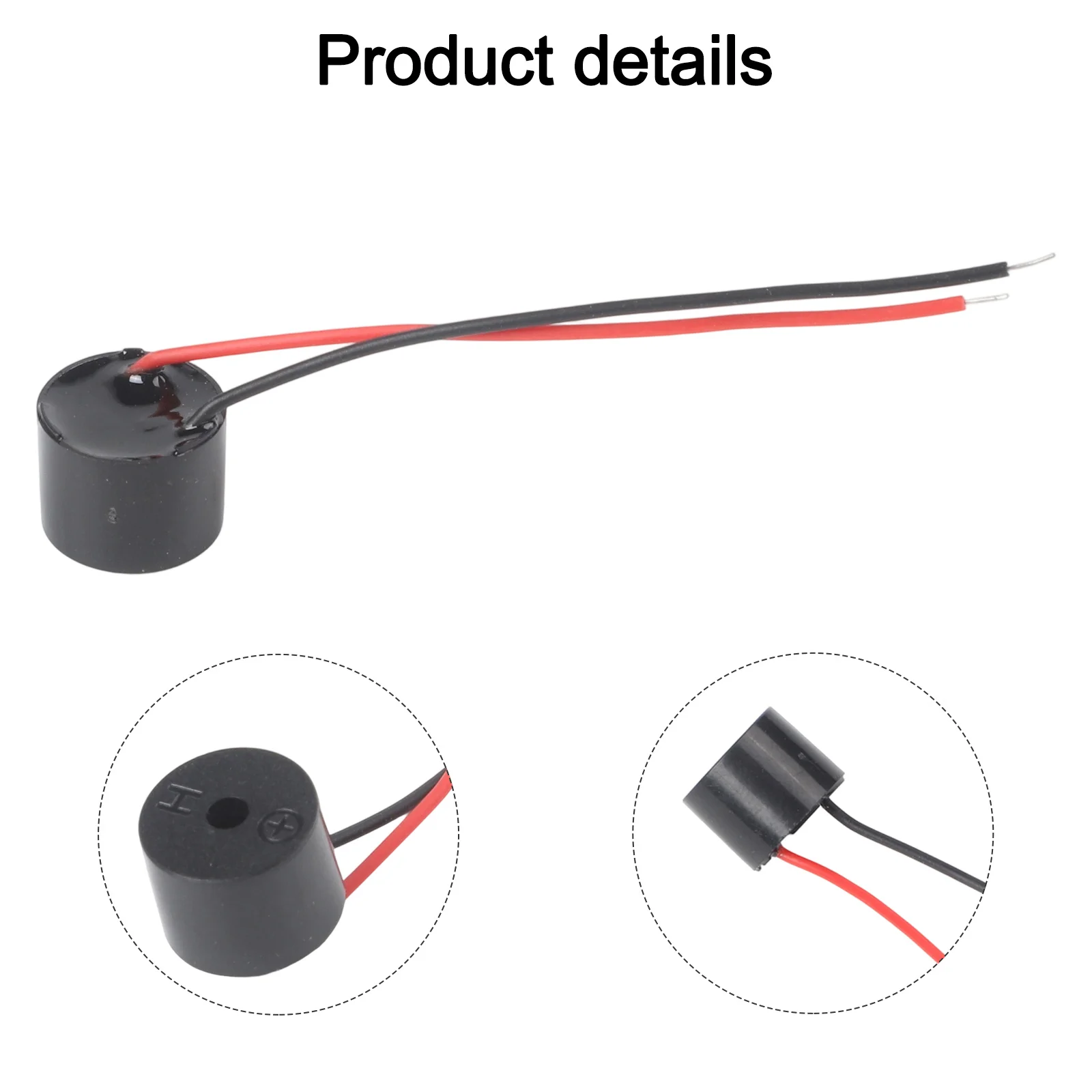 High Quality New Practical Buzzer Tool Signal YMD-12095 10Pcs/Set ABS Active Active Piezo Brand New Buzzer Connector
