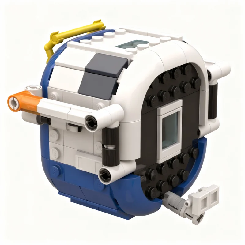 219 قطعة من مكعبات البناء MOC، نموذج وحدة إرساء السفن، ألعاب تركيب، هدايا عيد الميلاد، فكرة إبداعية