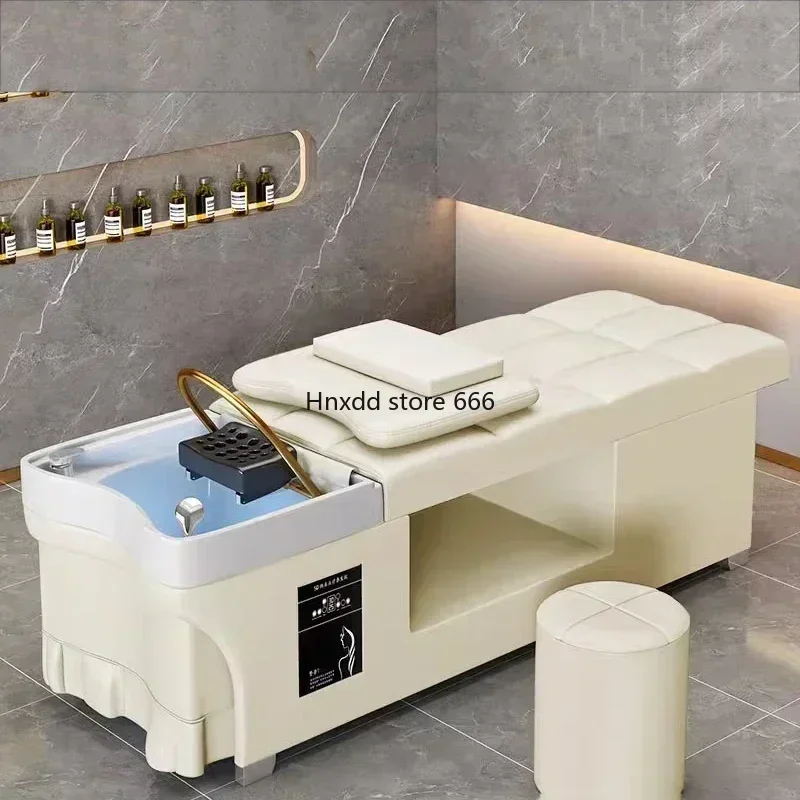 Beauty Salon Shampoo Basin Stand Headspa Bed Chairs Customer Hair Washbasins Professional Makeup Chair Bowl Sink Living Room Spa