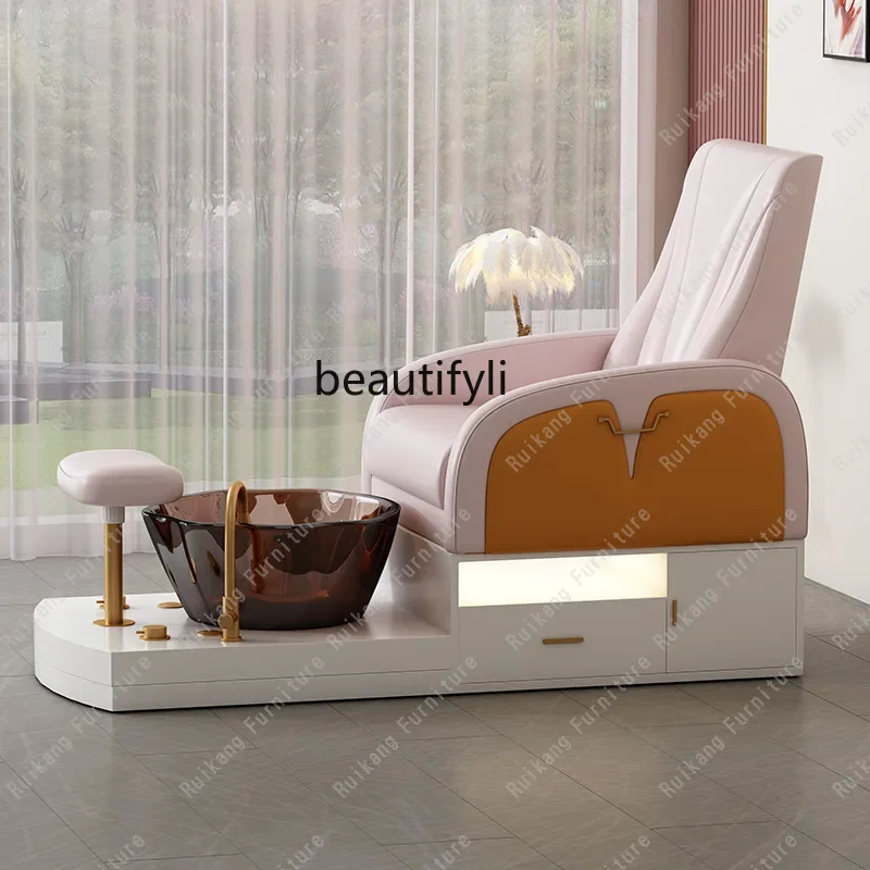 Factory Direct Sales Beauty Manicure Foot Massage Foot-Washing Pedicure Chair Foot Bath Multifunctional Massage Chair