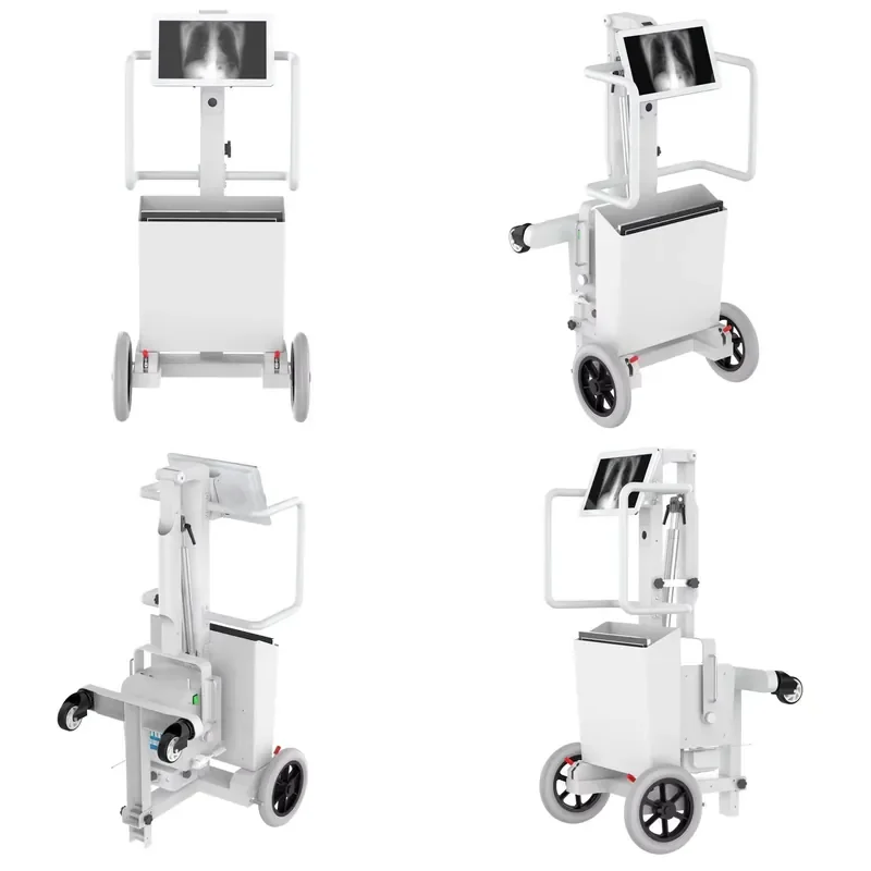 5.6KW 100MA DR Panel Radiography Department Medical Diagnosis Metal Portable Sensor X Ray Machine with Battery