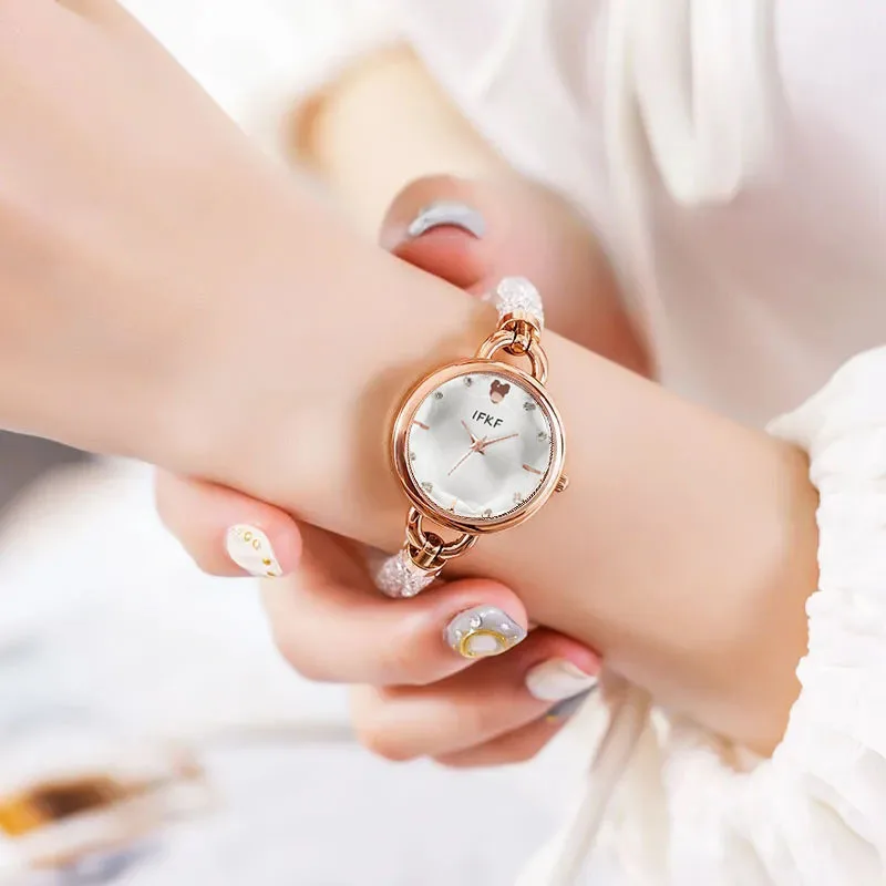 

Women Watches Top Brand Luxury Charms Small Dial Ladies Wrist Watches Rose Gold Watch For Women Sophisticated Design reloj mujer