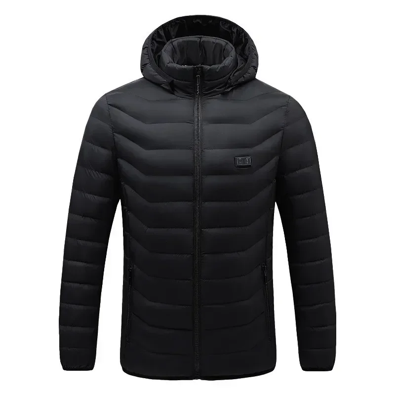 5 Area Men's Heated Jacket Men Women Parka Vest Autumn Winter Cycling Warm USB Electric Heated Outdoor Sports Vests For Hunting