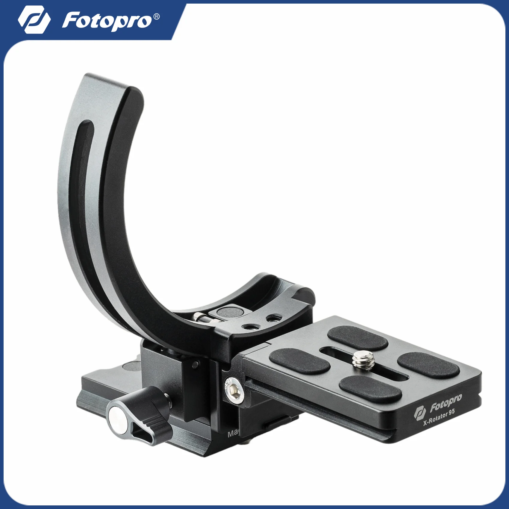 

Fotopro Tripod Mount Ring Lens Mount 1/4 Rotatable Collar Mount Plate for Camera Horizontal Vertical X-R 95