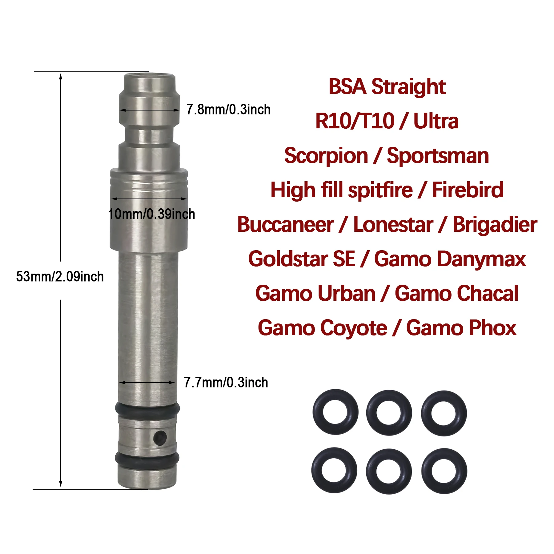Air Filling Quick Charging Probe Fill Adapter