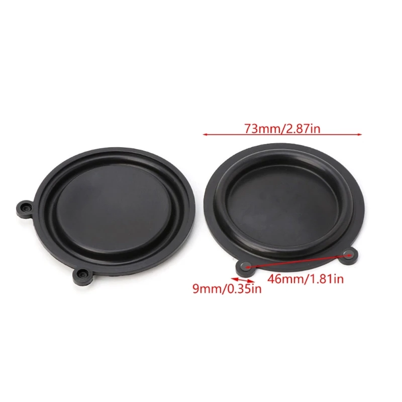 온수기 가스 액세서리 용 10Pcs 73mm 압력 다이어프램 물 연결 Dropship
