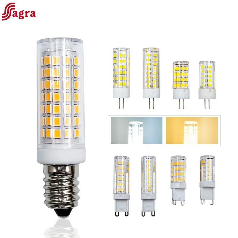 

LED G4 G9 E14 Light Bulb 220V 2835 SMD Corn Lights 3W 5W 9W Led Lamp Spotlight Chandelier Lighting Replace Halogen Lamps Lampada