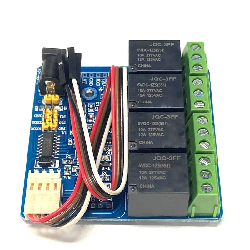 

Serial TTL 4-way, relay control board Control Board Serial Port TTL 5V 10A