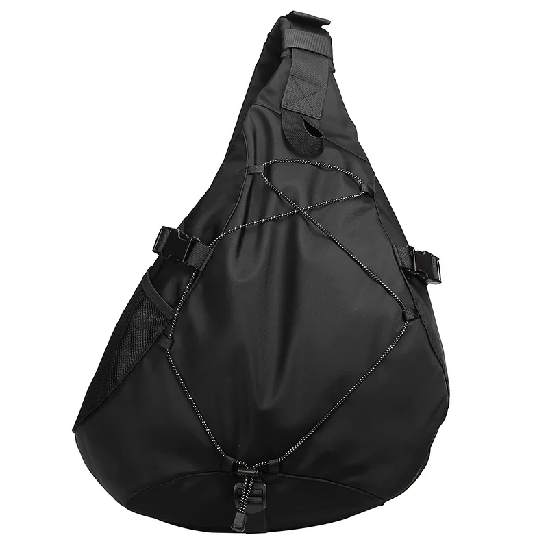 Fashion Chest Bag Men Large Capacity Crossbody Sling Bags Men Chest Bags Casual Oxford Backpack Outdoor Workwear Shoulder Bag