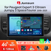 Junsun X7 PRO Car Radio for Expert 3 Jumpy 3 2016-2021 AI Voice Wireless CarPlay Android Auto 11.5 and 13“ 2K 8core GPS