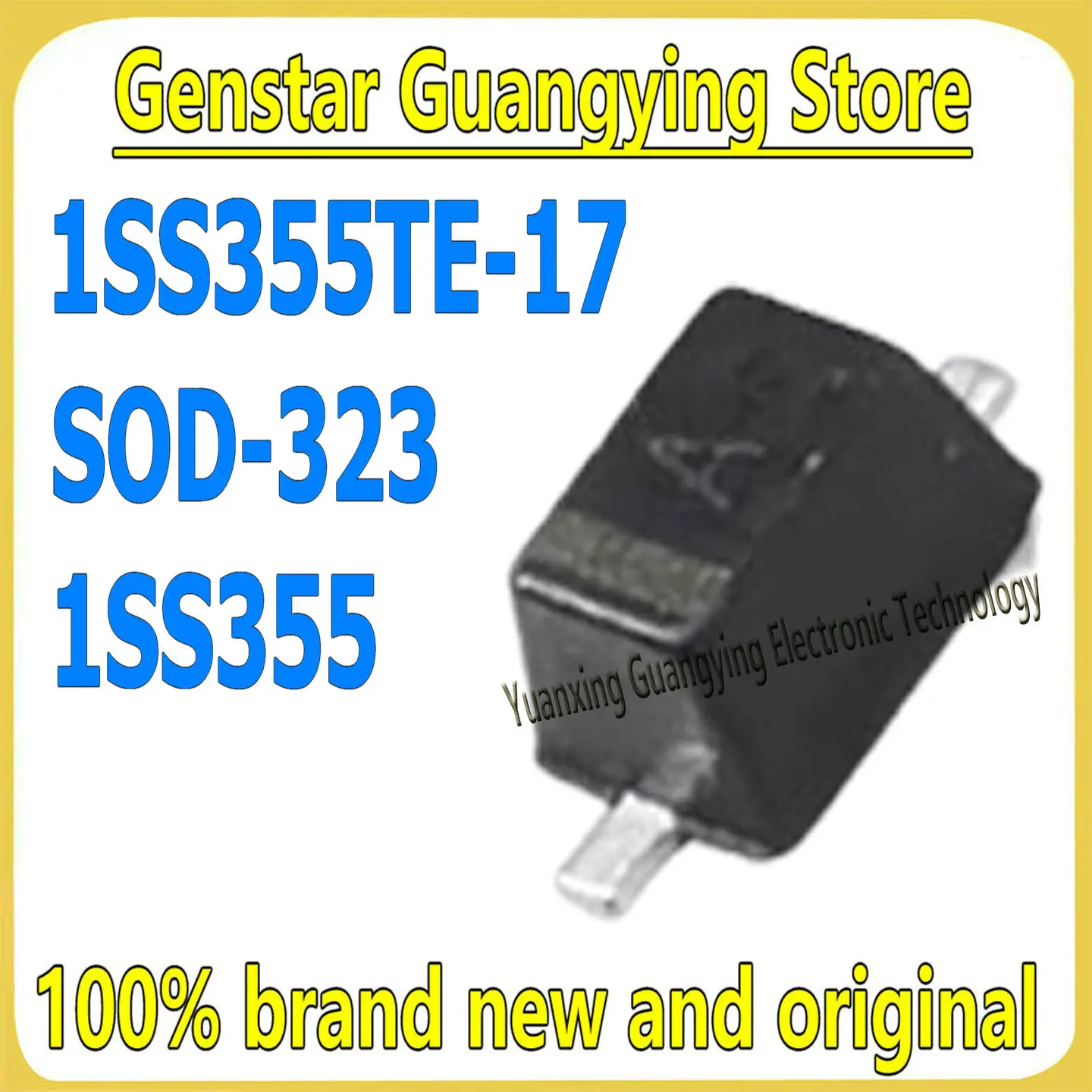 (50 pieces) 1SS355TE-17 1SS355 TE-17 1SS355VMTE-17 Marking: A6 SOD-323 80V/100mA SMD Switching Diode 100% Brand New and Original
