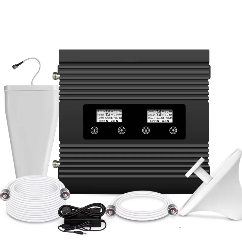 New Arrival Smart 900/1800/2100 tri -band GSM +DCS+UMTS mobile signal repeater amplifier 2g/4g