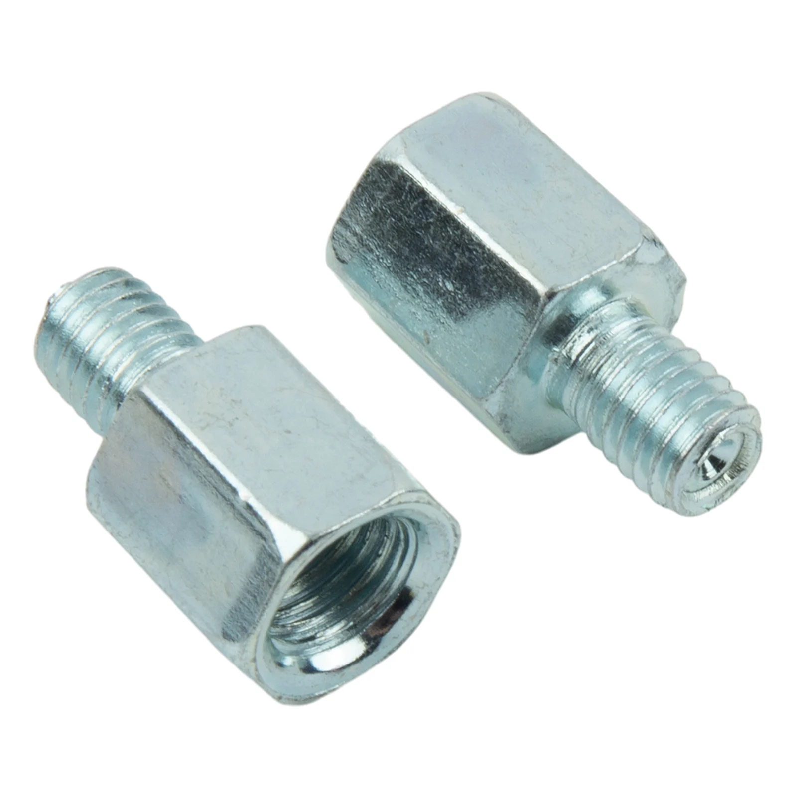 2Pcs 10mm Female Clockwise To 8mm Male Clockwise Mirror Adapters Motorcycle Scooter Clockwise Threaded