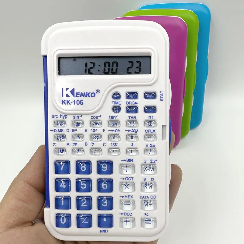 10-Digit Scientific Electronic Calculator Multifunctional Portable Calculator Student Stationery Office Supplie Coin Battery