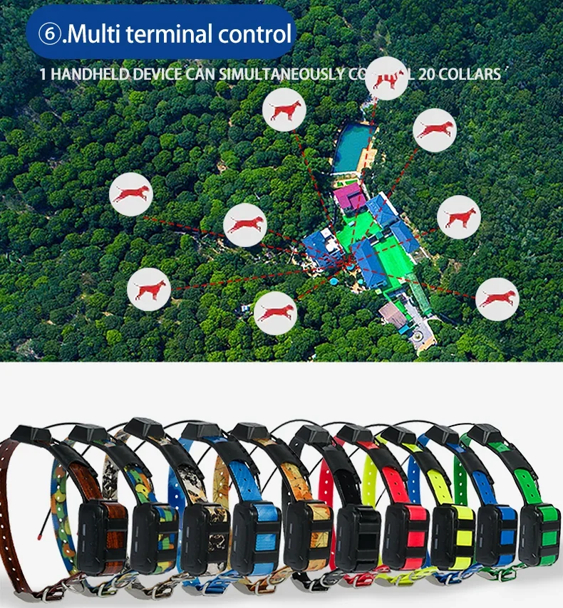 Waterproof Pet Dog Gps Collar Tracker Smart Home One Drive Two VHF/4g Transceiver Gps Tracker Pet Collars