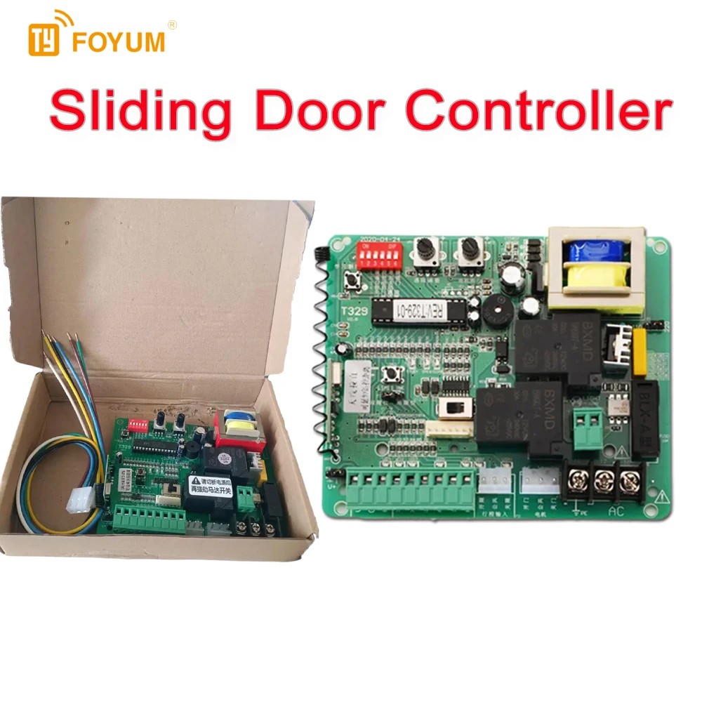 Intelligent Gate Control Board, Sliding Door Controller, Electric Door Opener, Retracts Upon Obstruction, Soft Start