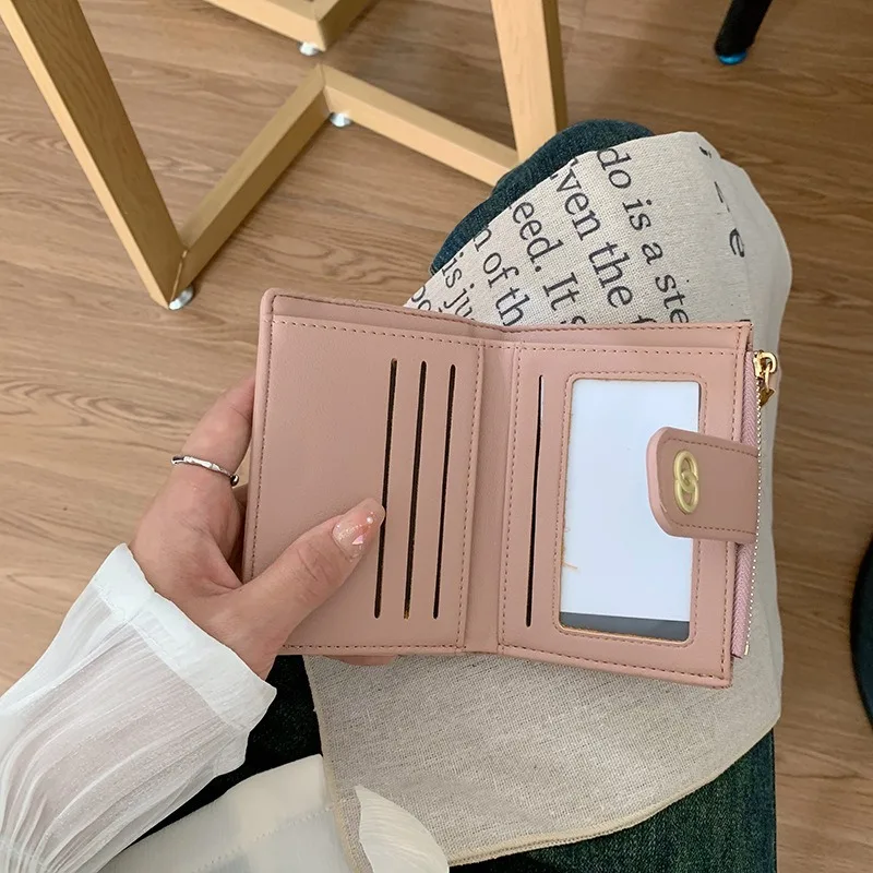 Women Short Wallets Fashion Multi-slot Small Coin Purse eather Credit Card Wallets for Women