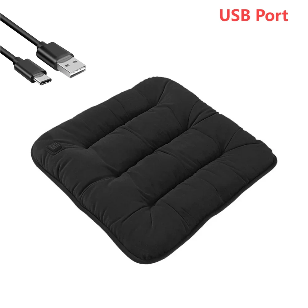 مقعد السيارة غطاء ساخن 3 والعتاد قابل للتعديل منصات التدفئة الكهربائية مقعد السيارة لوحة التدفئة سريع التدفئة وسادة مقعد USB/قابس السجائر