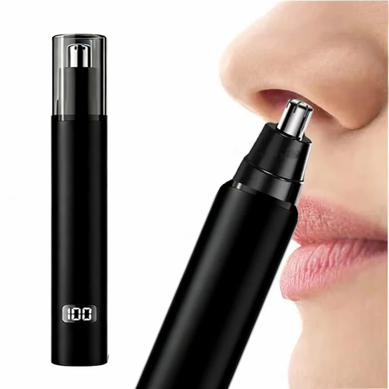 

1 PCS Black Electric Nose Hair Trimmer Ear and Nose Hair Trimmer Professional Painless Nose Hair Trimmer For MenAnd Women
