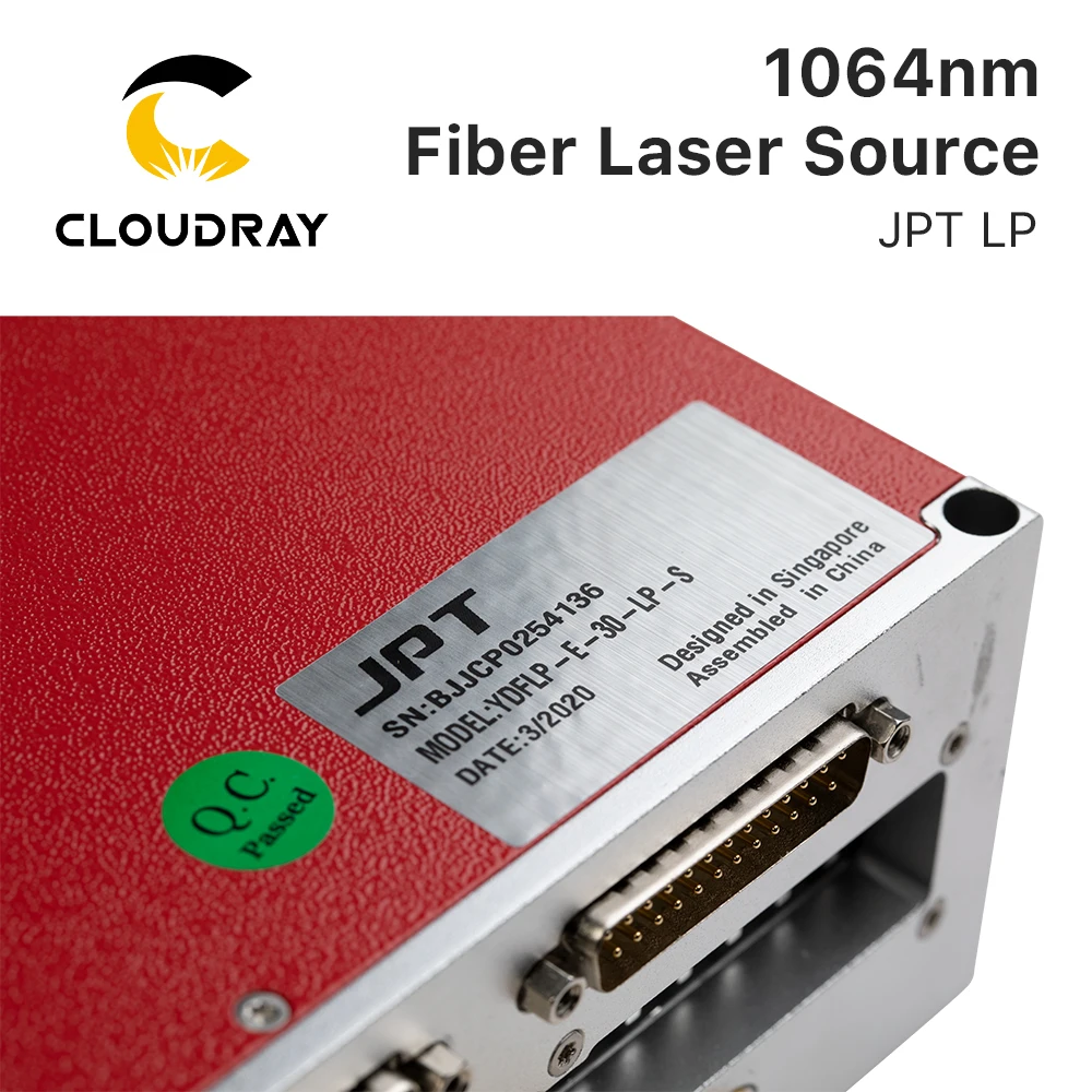 Cloudray JPT LP+ Series 20W 30W 50W MOPA Pulse Fiber Laser Module With Wide Frequencies High Quality for Fiber Laser Machine
